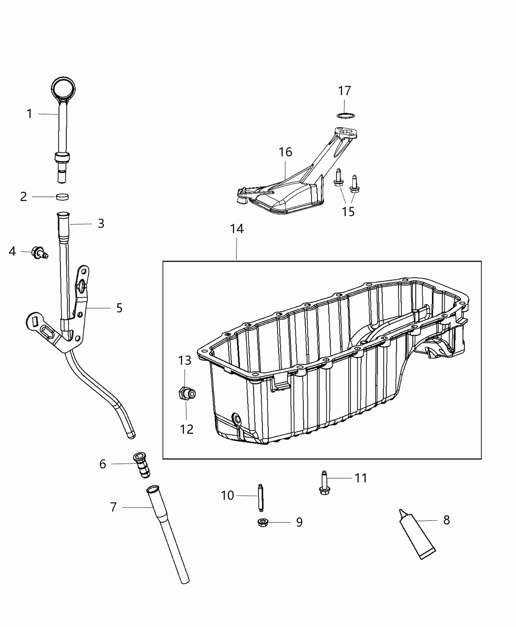 Mopar 68285405AA Pan-Engine Oil