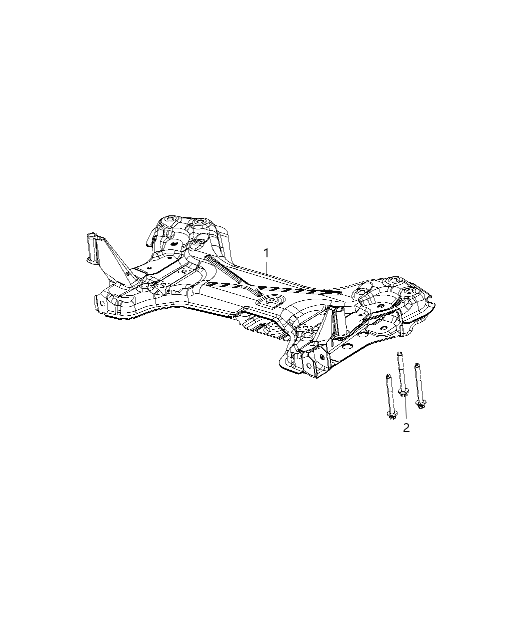 Mopar 4725969AB CROSMEMBR-Front Suspension