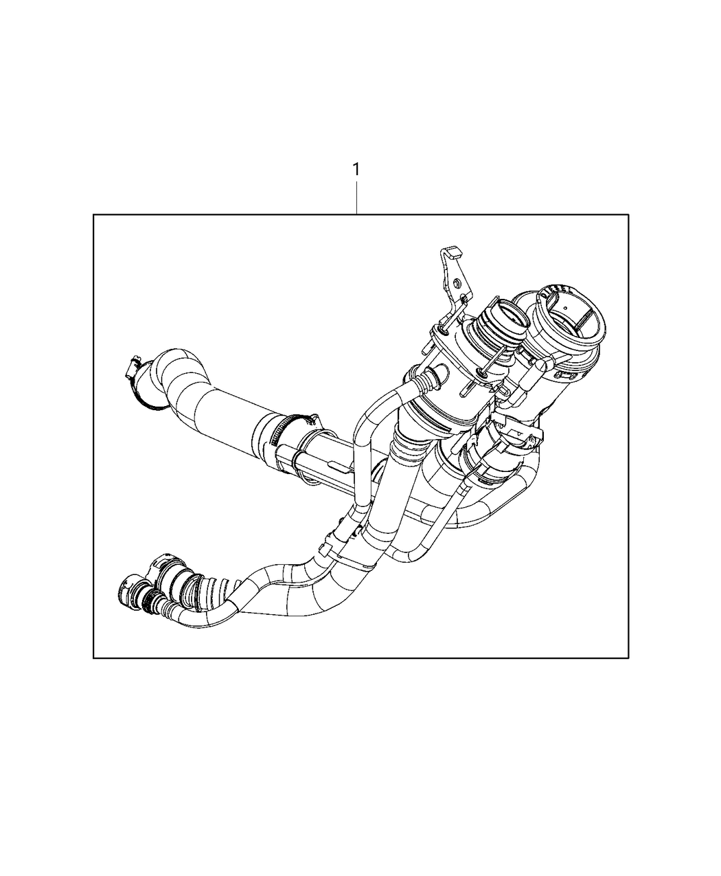 Mopar 52029843AF Tube-Fuel Filler