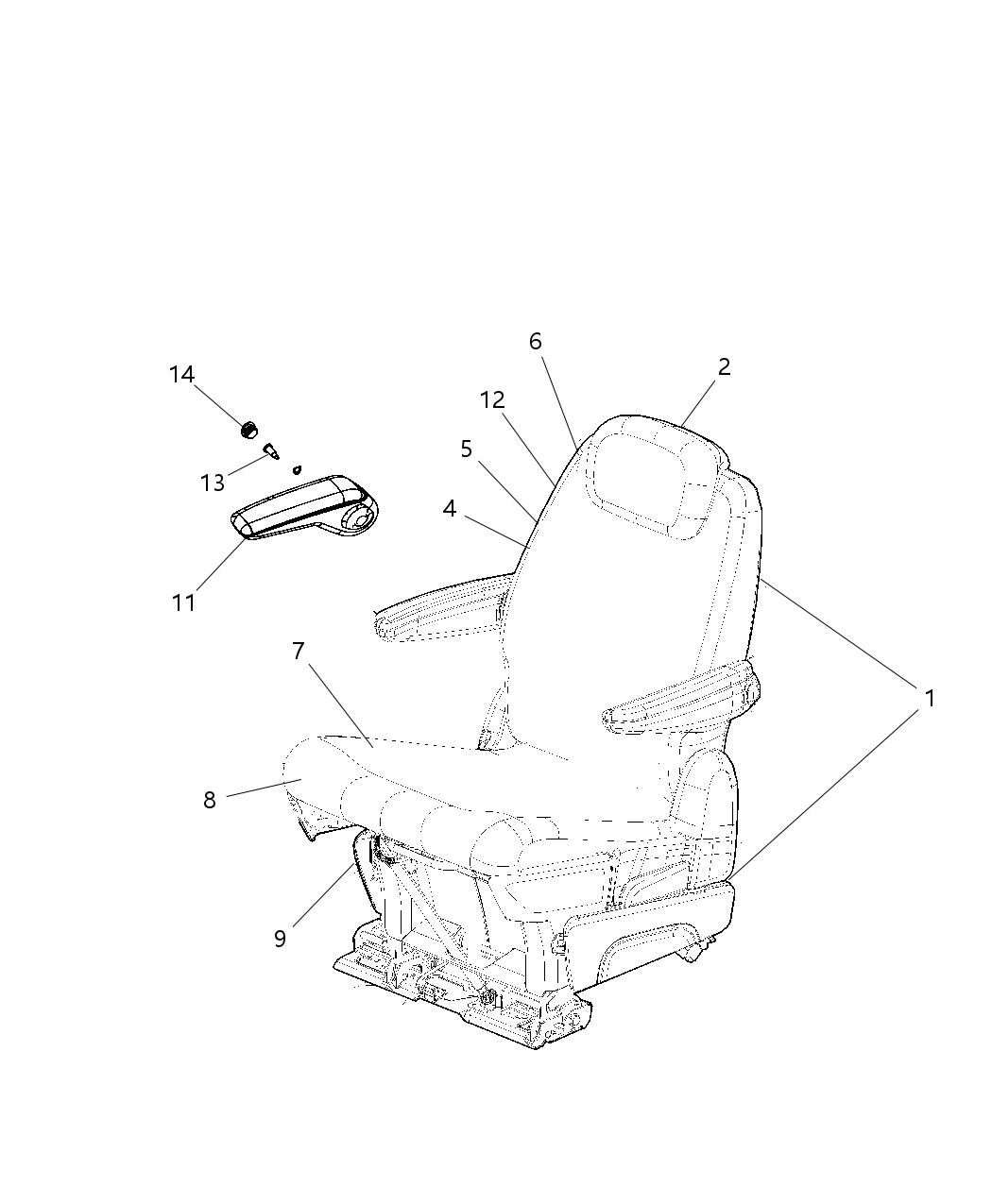 Mopar 68027731AA Foam-Seat Back