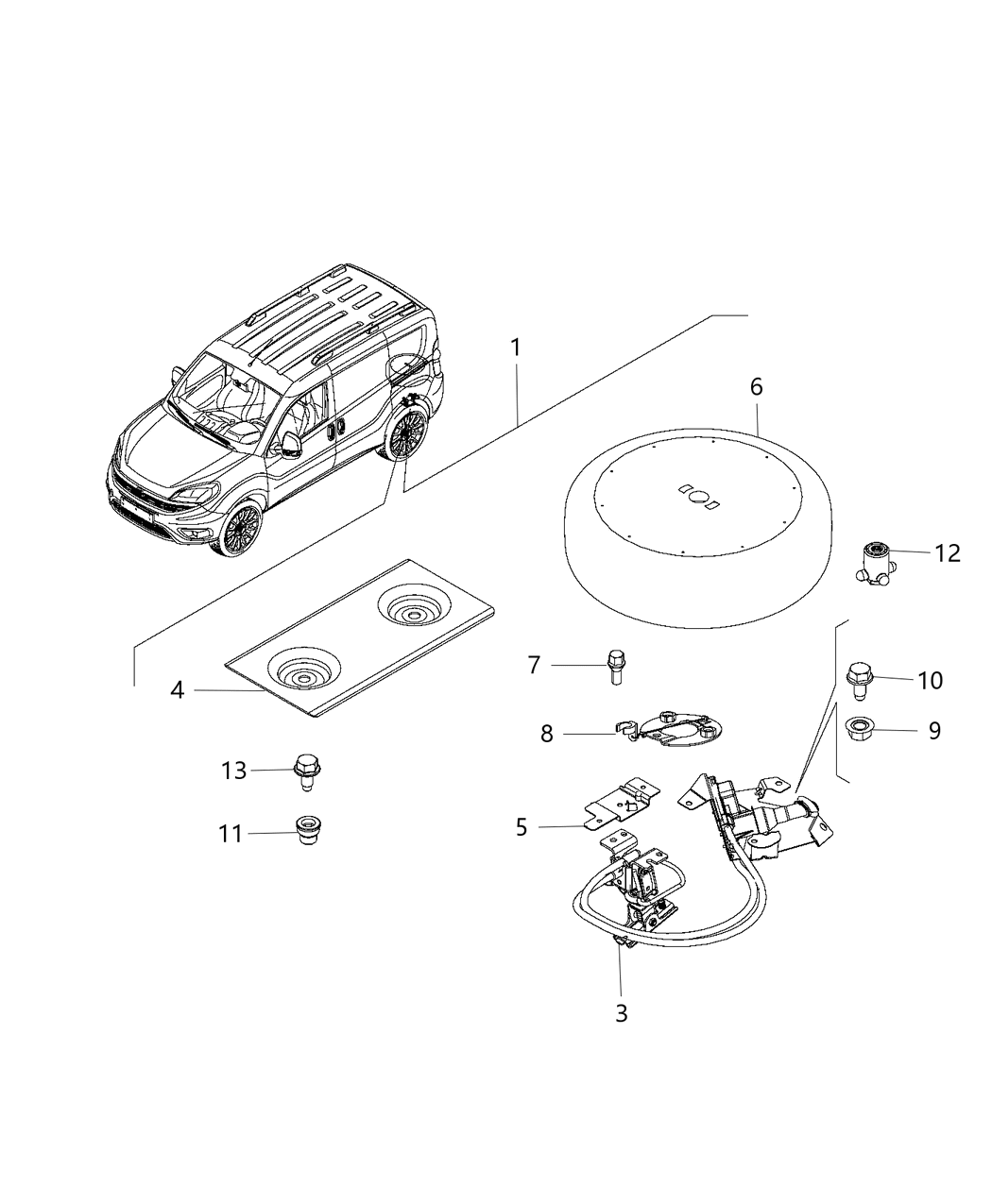 Mopar 68282224AA Rivet