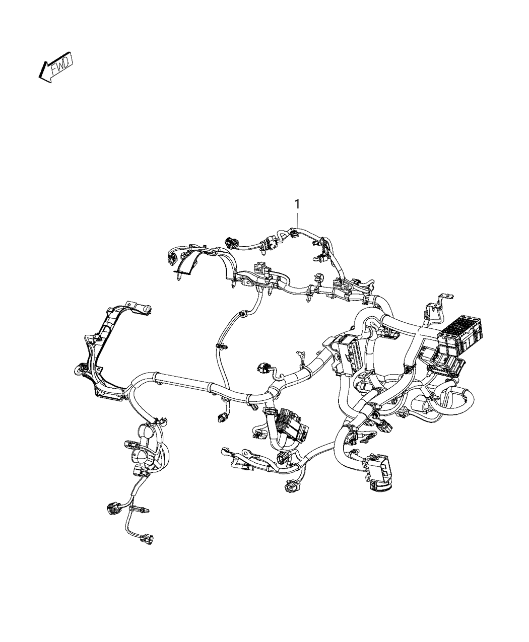 Mopar 68302876AA Wiring-Engine