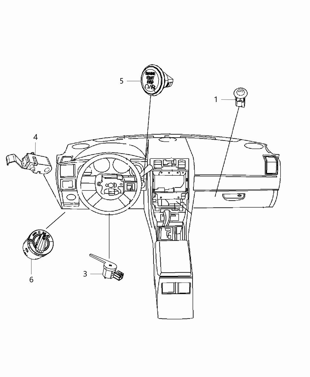 Mopar 68240388AB Switch-HEADLAMP