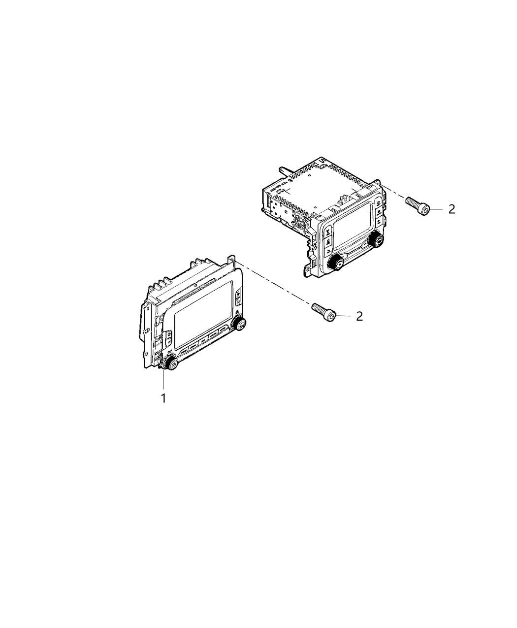 Mopar 68527949AA RADIO-MULTI MEDIA