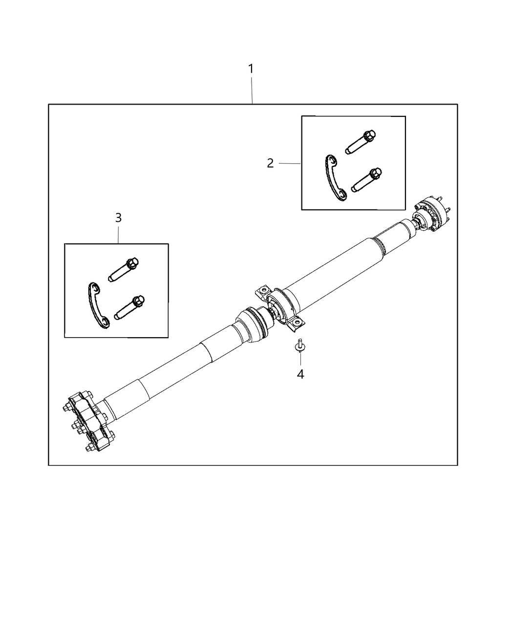 Mopar 53010845AA Drive Shaft