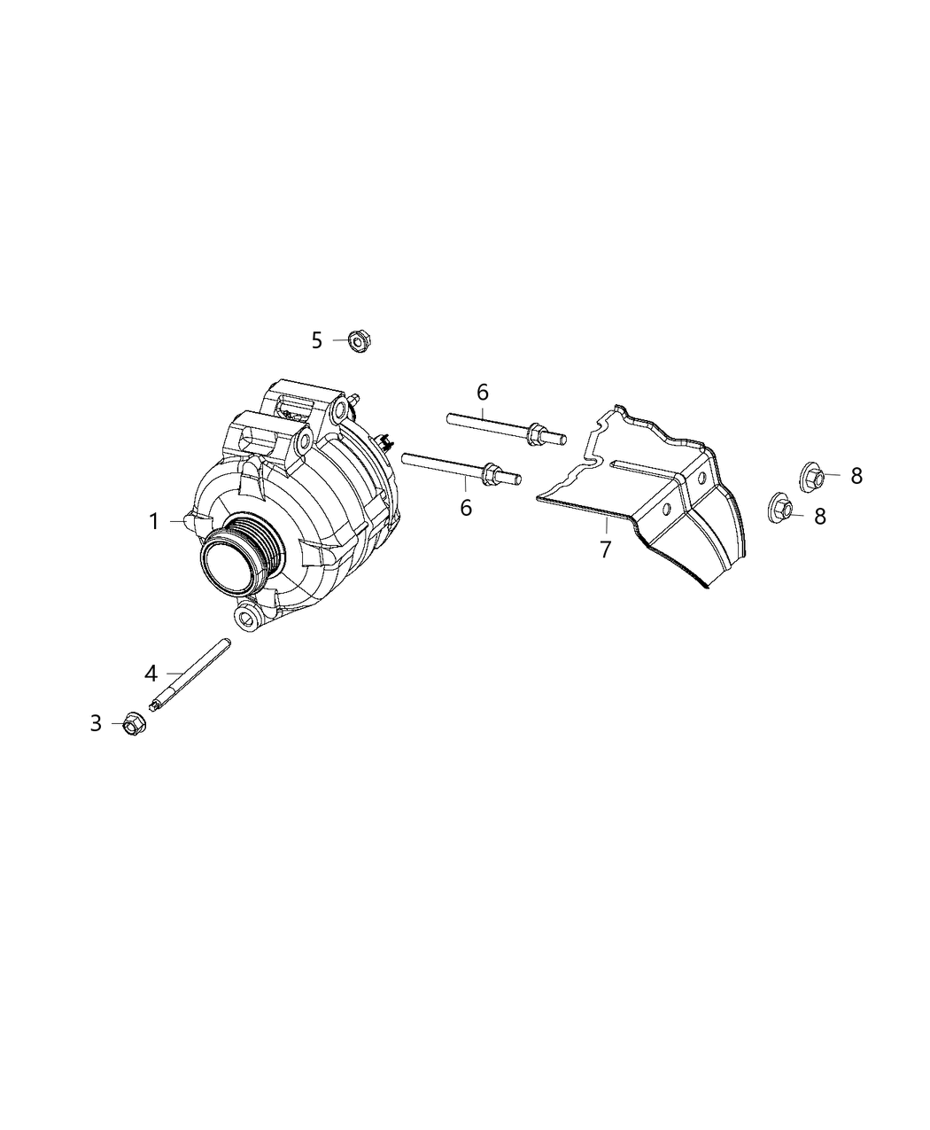 Mopar 56029753AA Shield-Splash