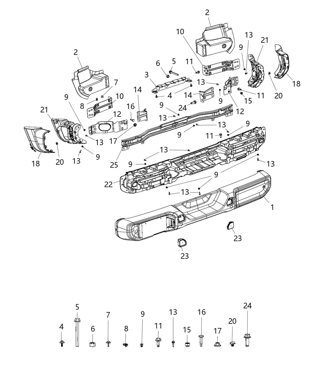 Mopar 68349683AD Panel-Close Out