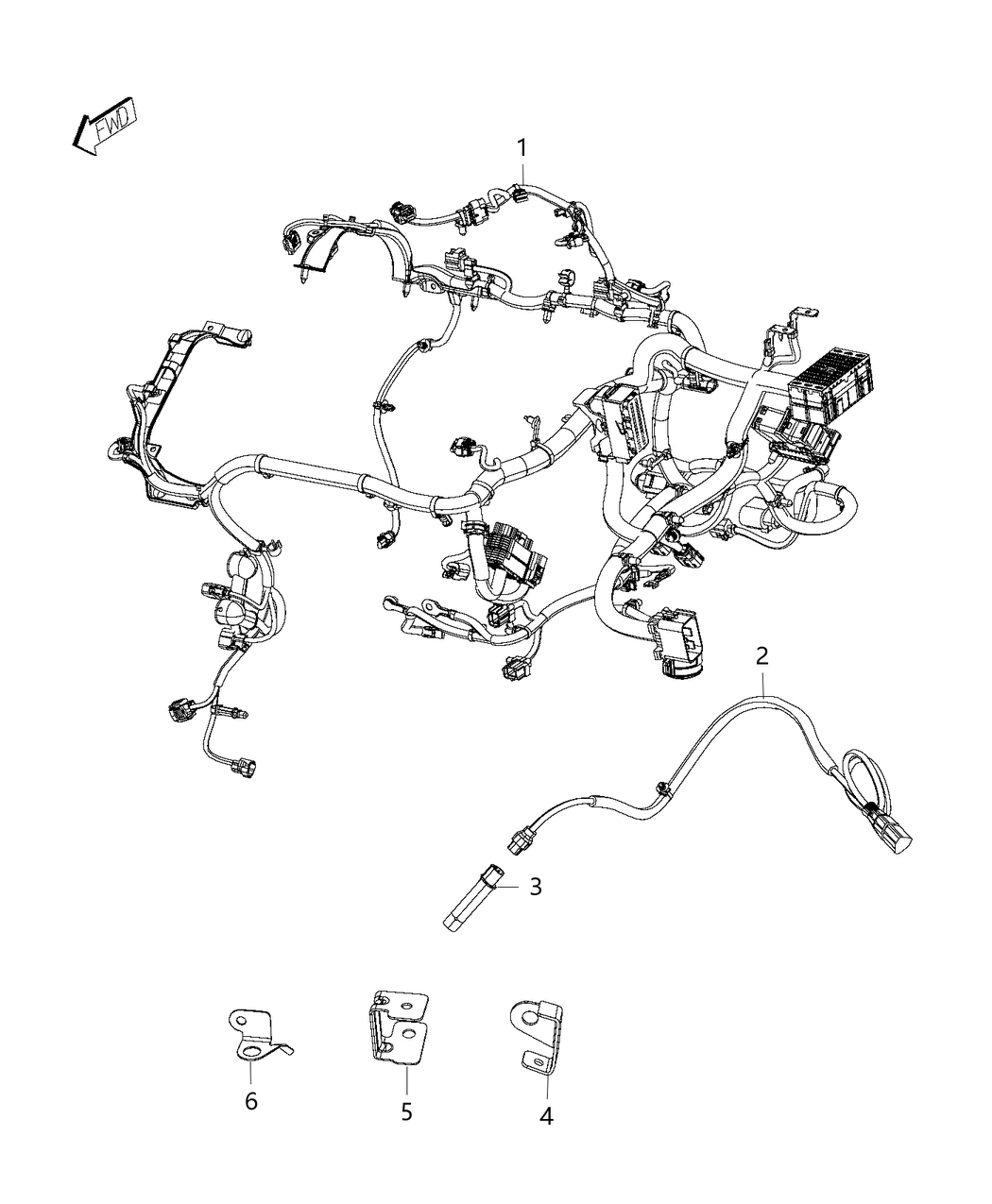 Mopar 68323297AB Wiring-Engine