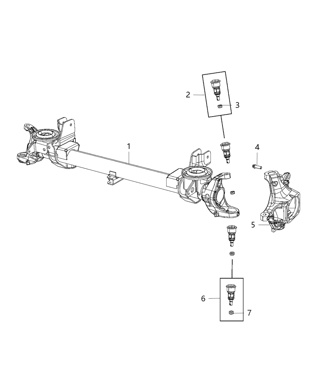 Mopar 68217031AB Housing-Axle