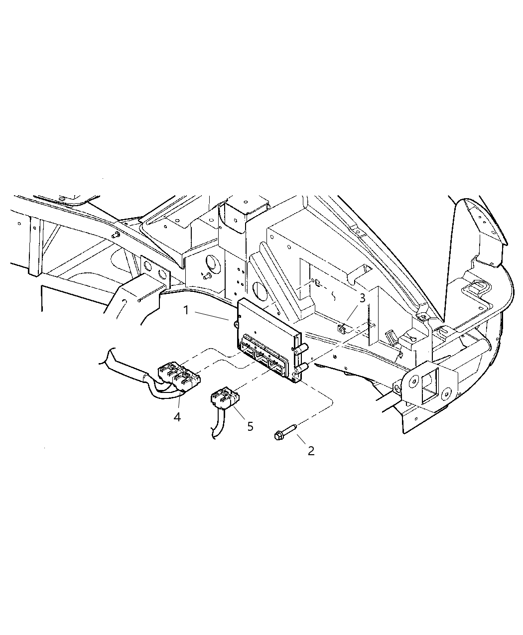 Mopar 4865501AK Powertrain Control Module