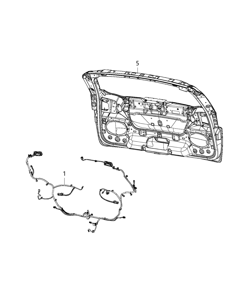 Mopar 68354816AC Wiring-LIFTGATE