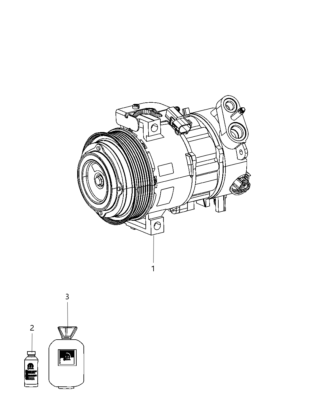 Mopar 68102839AD COMPRES0R-Air Conditioning