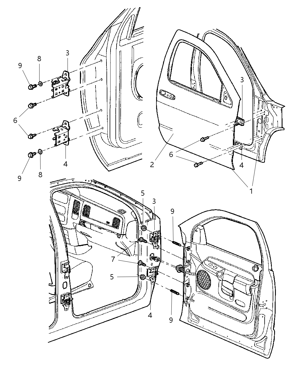 Mopar 55275853AG Door-Front