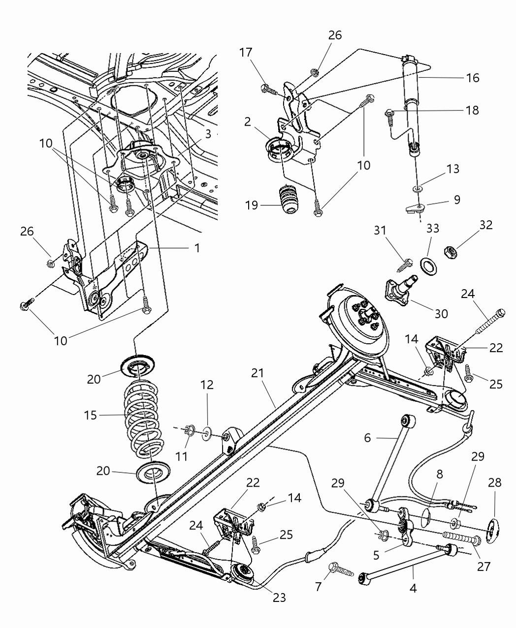 Mopar 5272914AB Axle-Rear