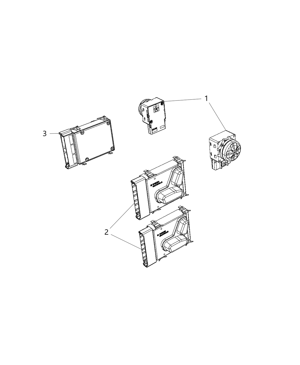 Mopar 68233963AB Switch-Power Seat