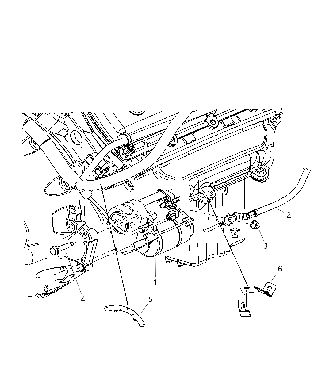 Mopar 5059203AH Wiring-Starter