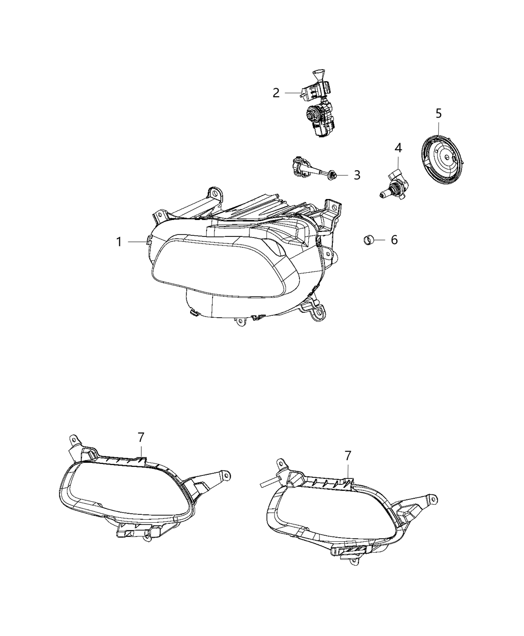 Mopar 68292993AA Headlamp