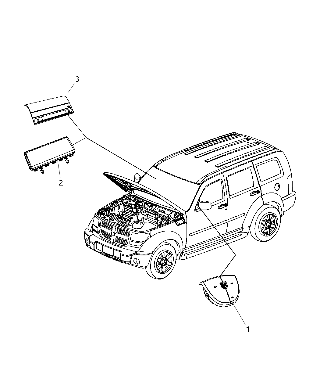 Mopar 1GC99DK7AF Driver Air Bag