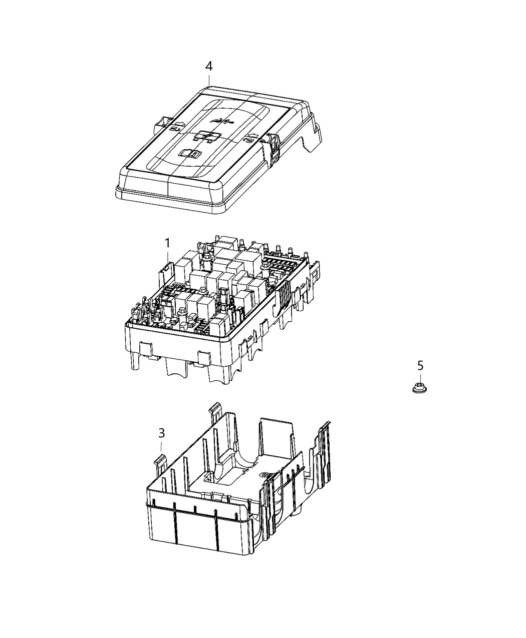 Mopar 68445795AB PDC-Pre Fuse Block