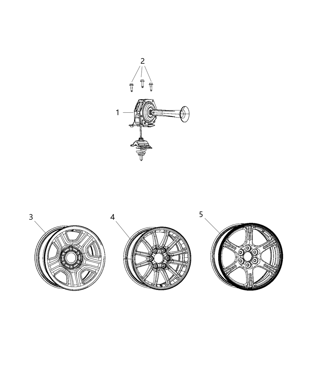 Mopar 4755196AC Wheel-Spare