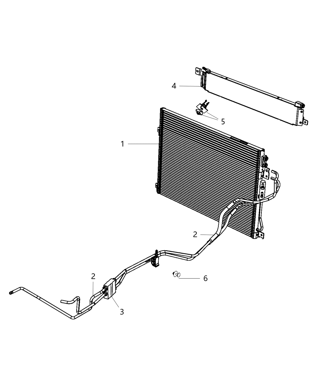 Mopar 52014793AF Tube-Oil Cooler Pressure And Ret