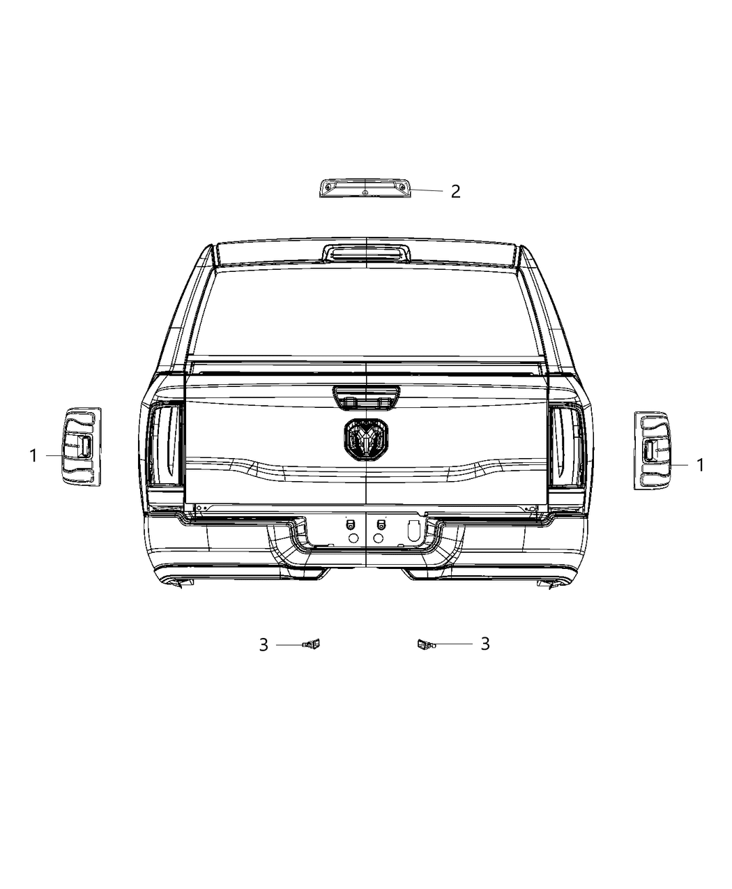 Mopar 68361721AG Lamp-Tail