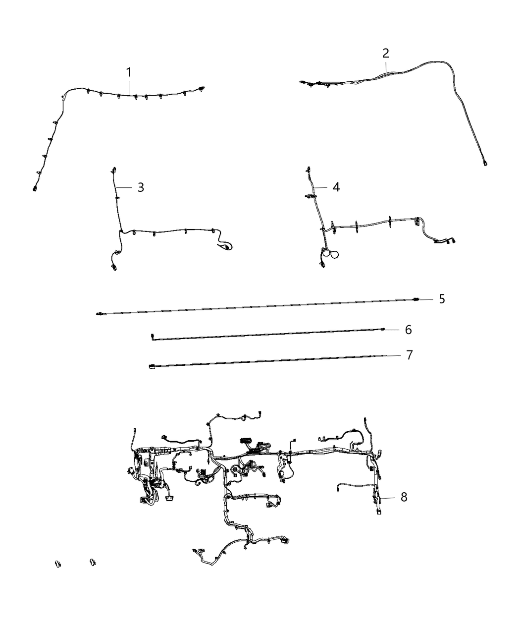 Mopar 68338829AC Wiring-Instrument Panel