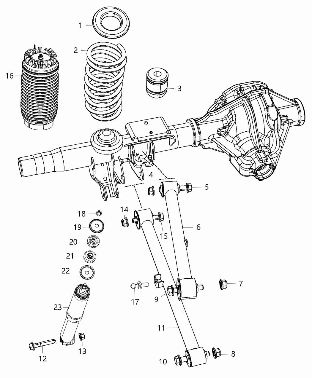 Mopar 68313613AD ABSORBER-Suspension