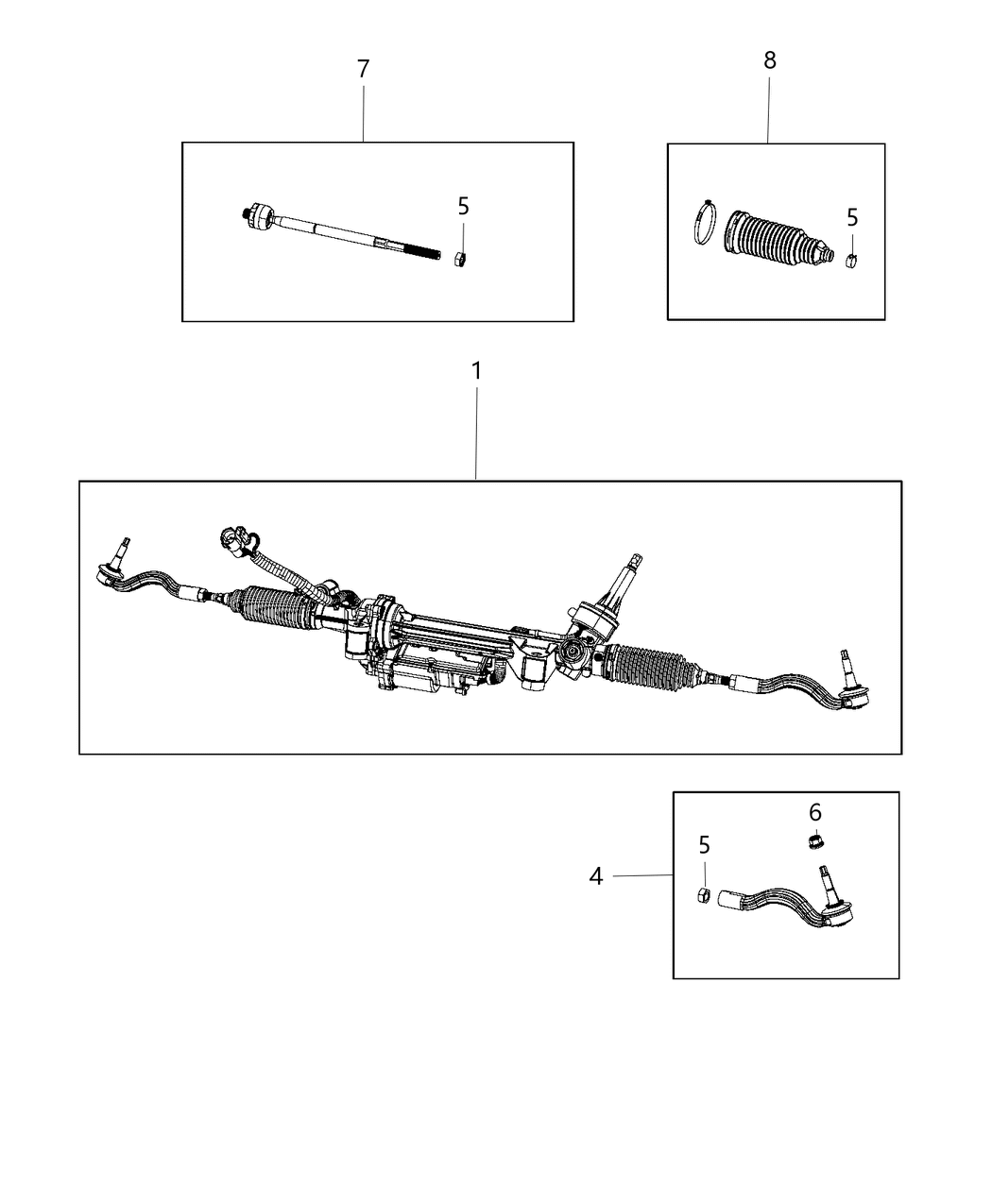 Mopar 68416791AC Rack And PINION