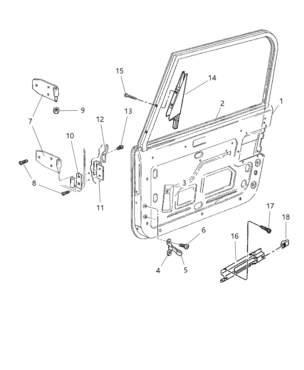 Mopar 55176537AE Door-Front