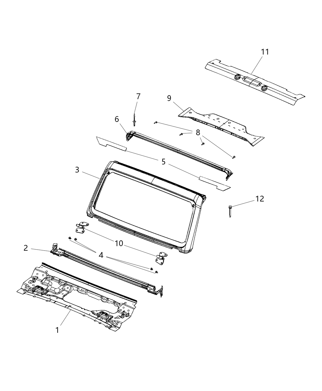 Mopar 68414251AA CROSSMEMB-Intermediate Rear