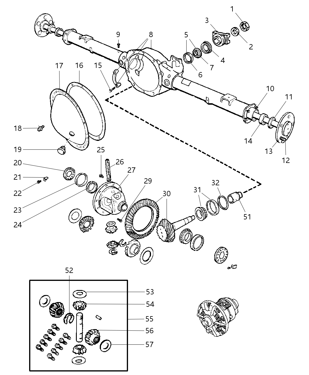 Mopar 5102072AC Housing-Axle