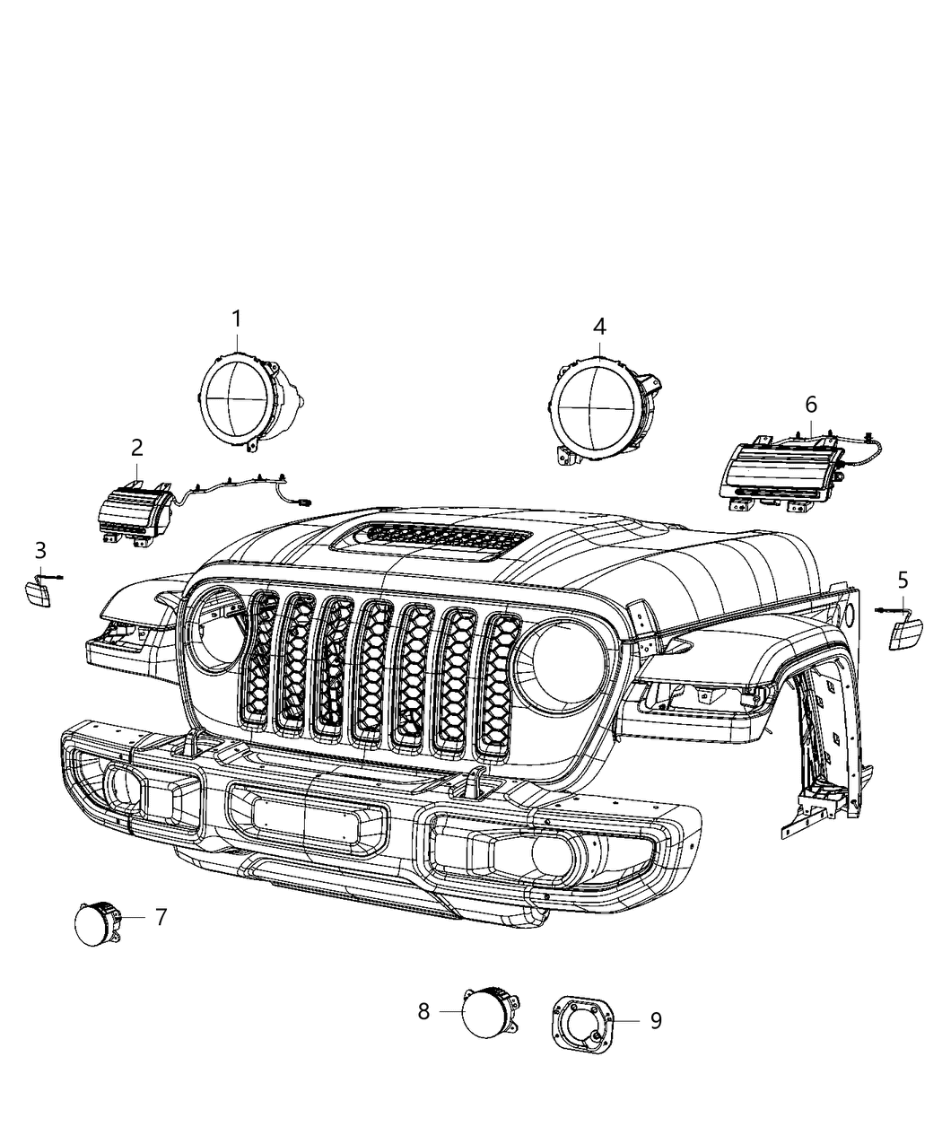 Mopar 68293126AF Lamp-Park And Turn Signal