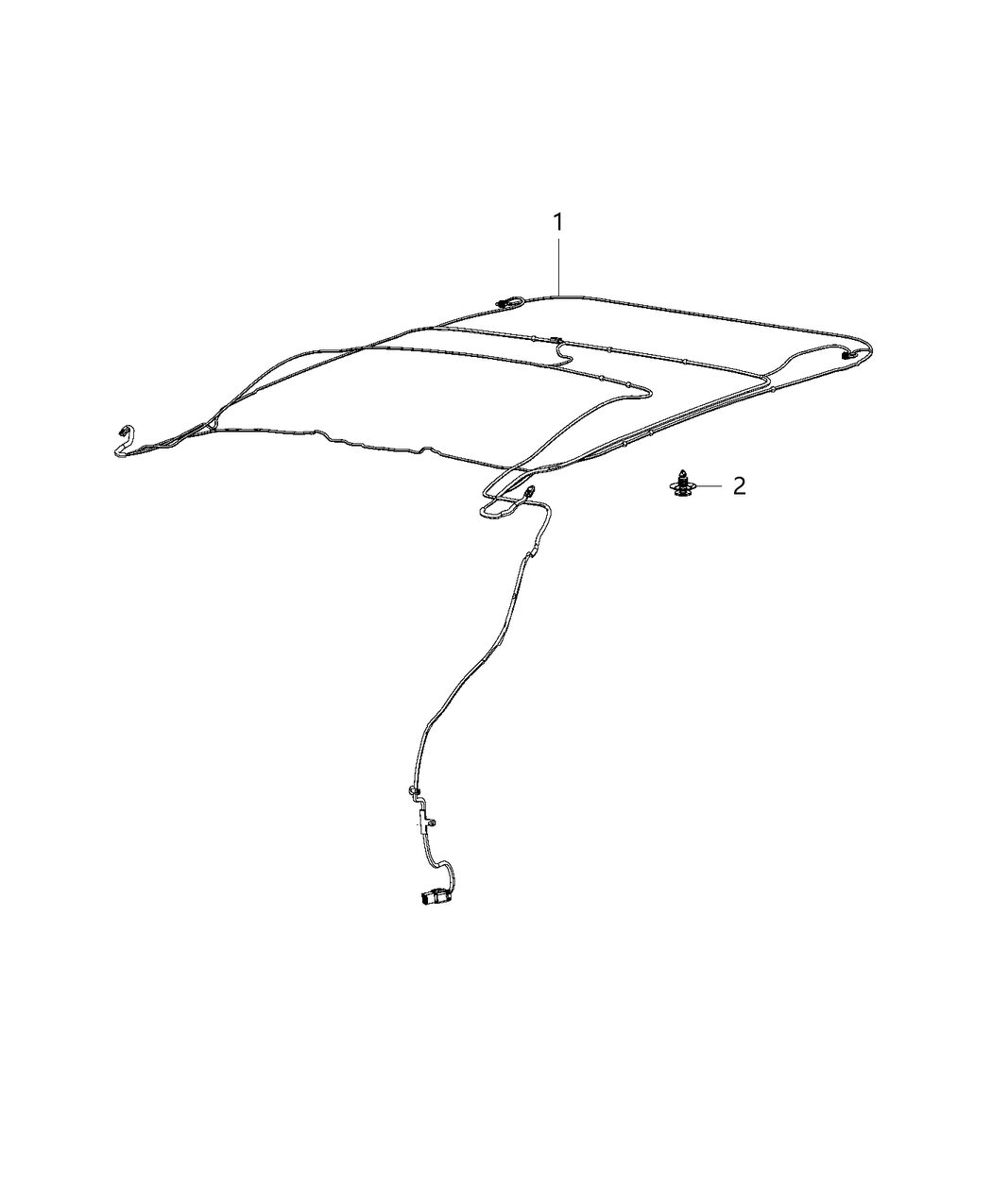 Mopar 5VE76ML2AC Headliner