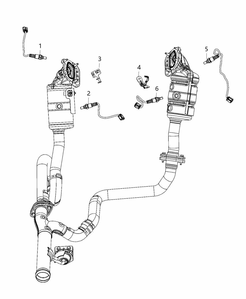 Mopar 68298124AA Bracket-Oxygen Sensor