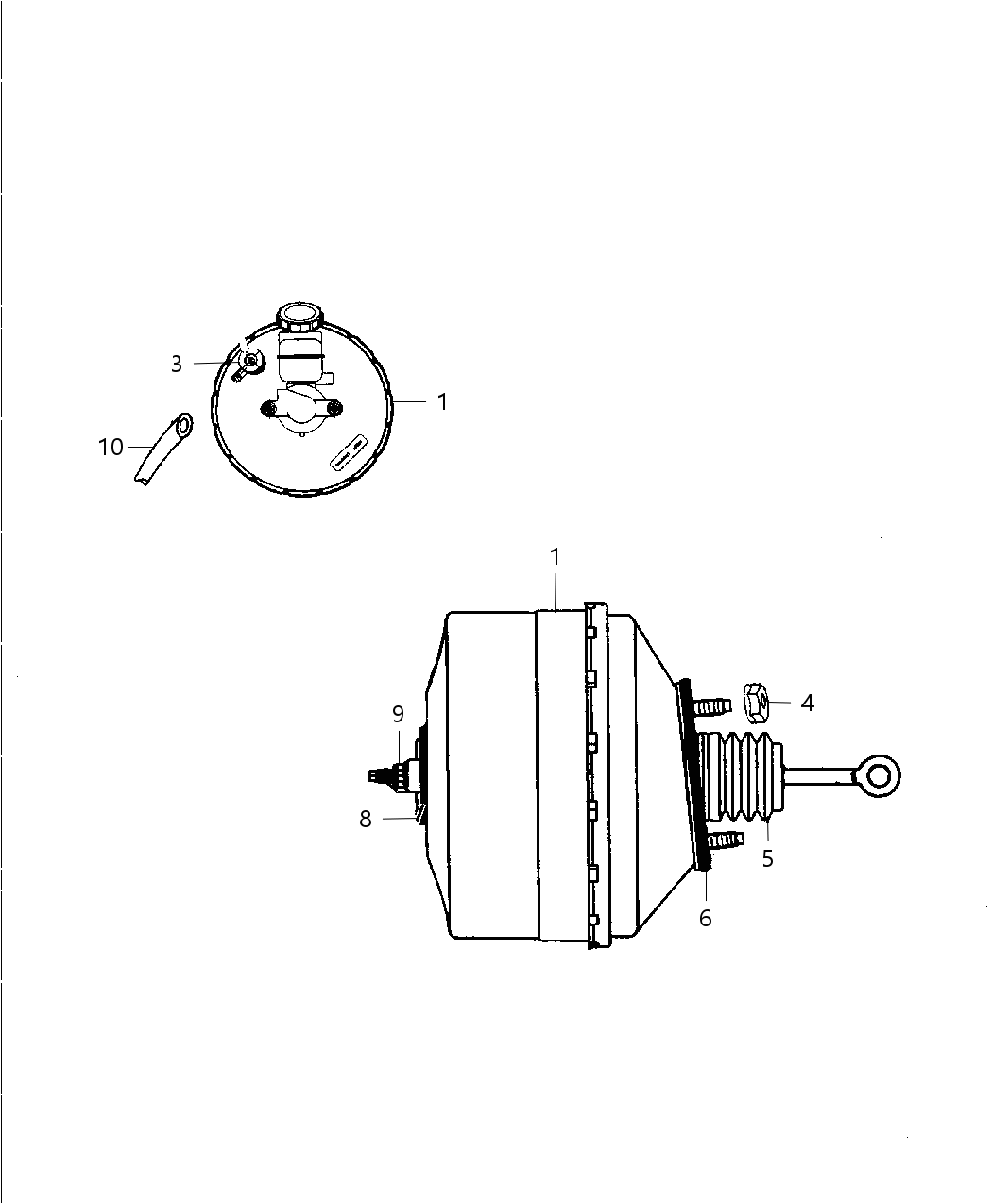 Mopar 68193554AA Booster-Power Brake