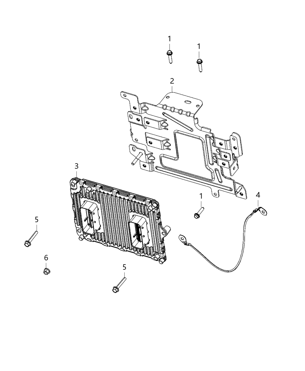 Mopar 68434927AA Engine Controller Module