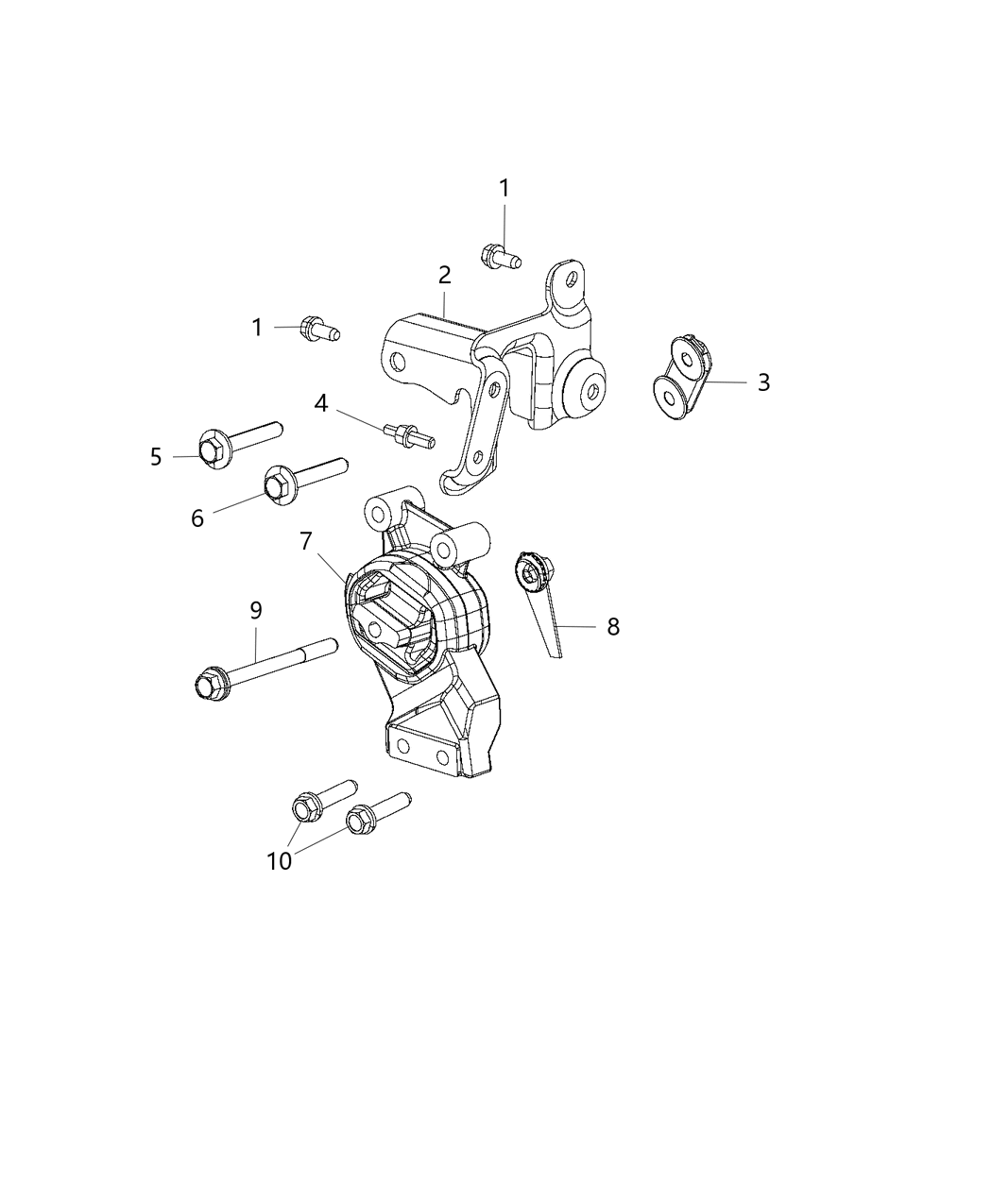 Mopar 5038872AB Engine Mount