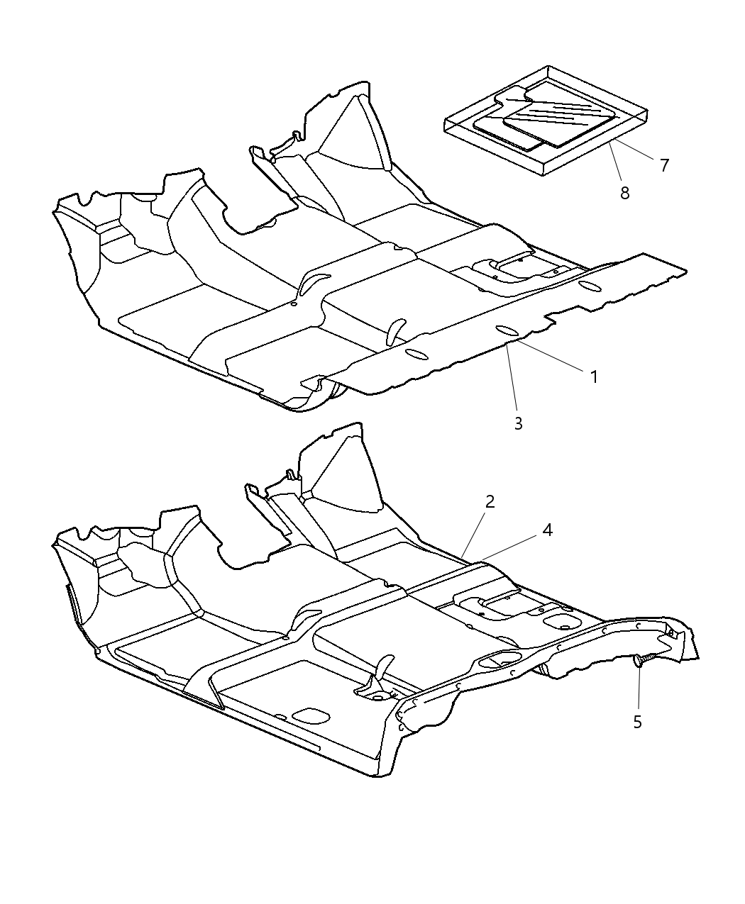 Mopar 1BB38XDHAC Carpet-Floor