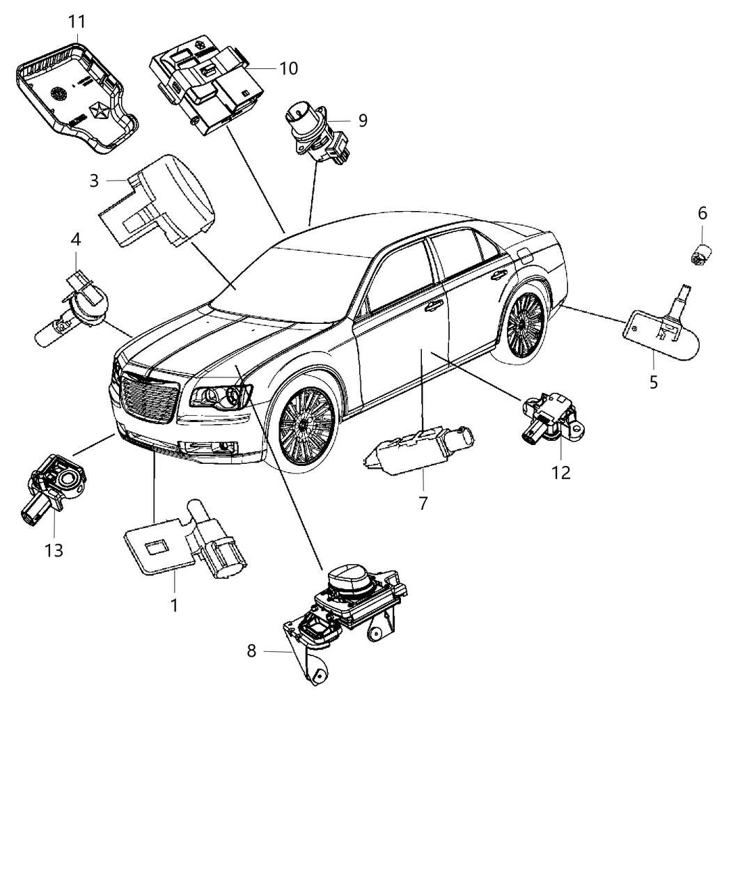 Mopar 68171867AB Sensor-Adaptive Speed Control MODU