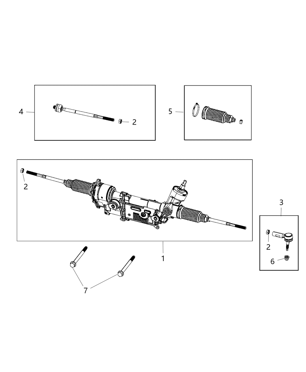 Mopar 5154750AB Gear-Rack And Pinion