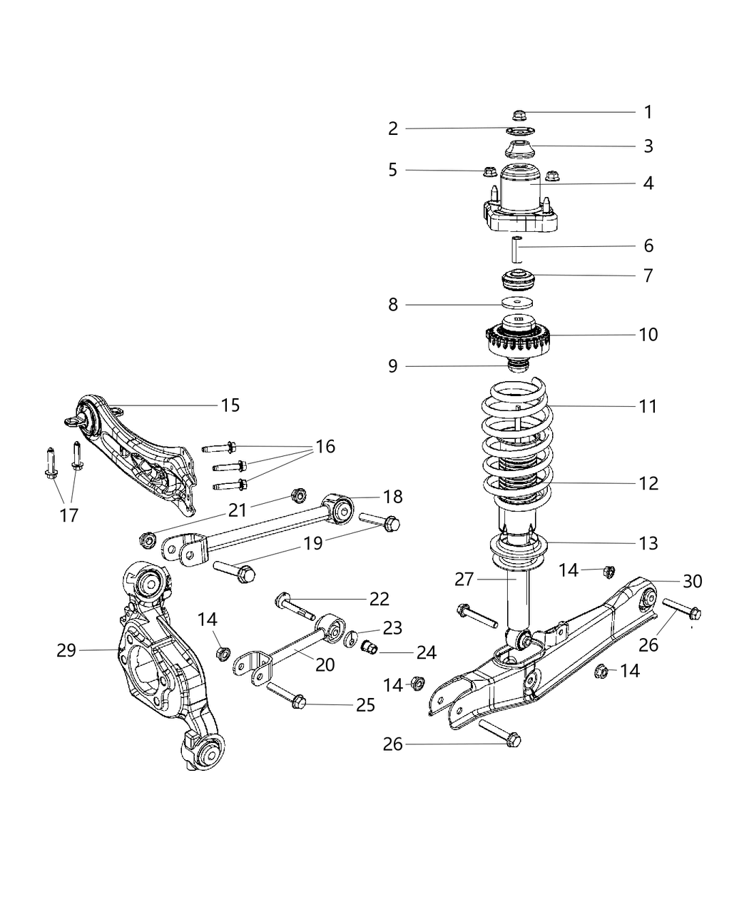 Mopar 5272833AE Rear Coil Spring