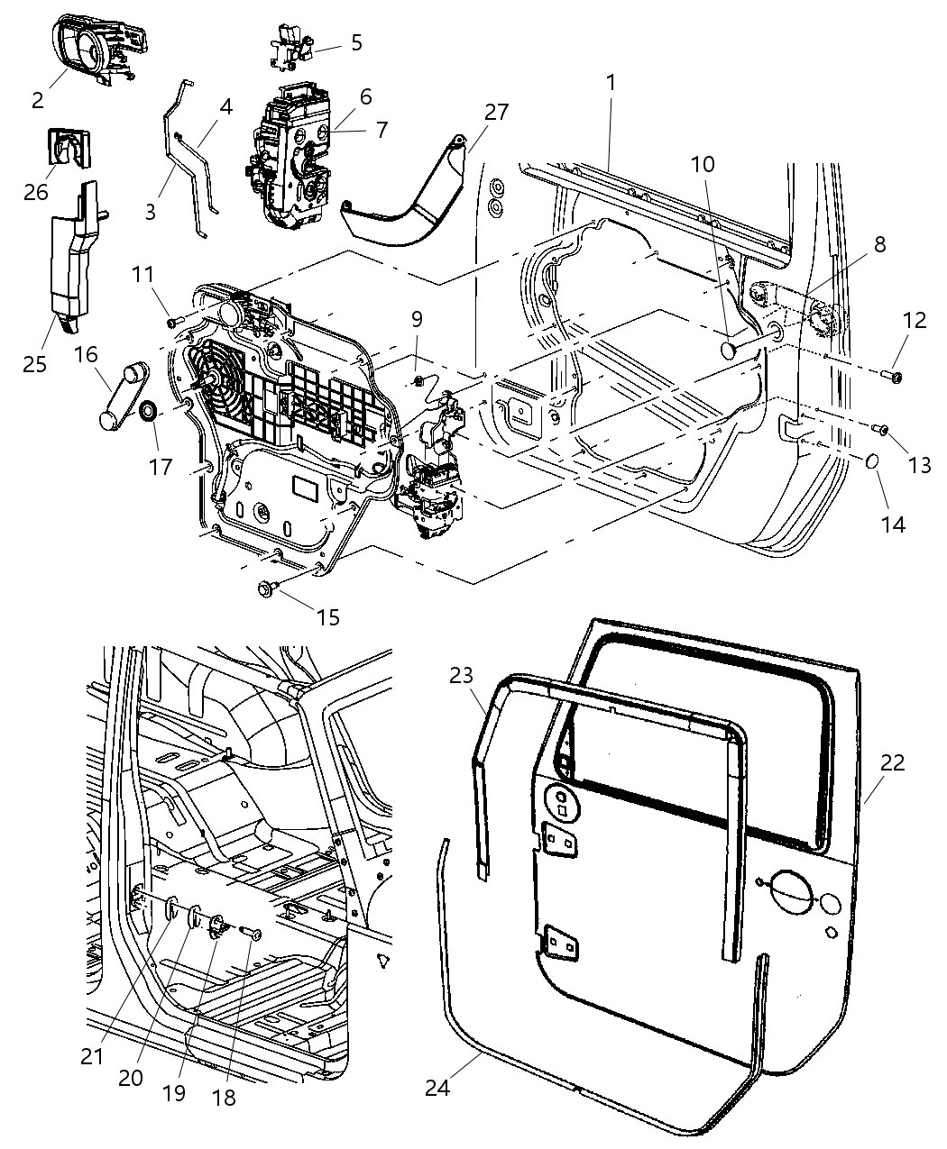 Mopar 55395414AB Panel-Front Door