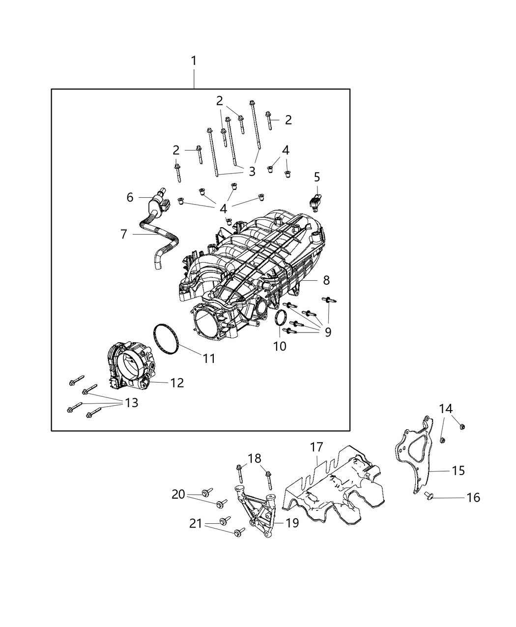 Mopar 68252211AB Bracket-Intake Manifold