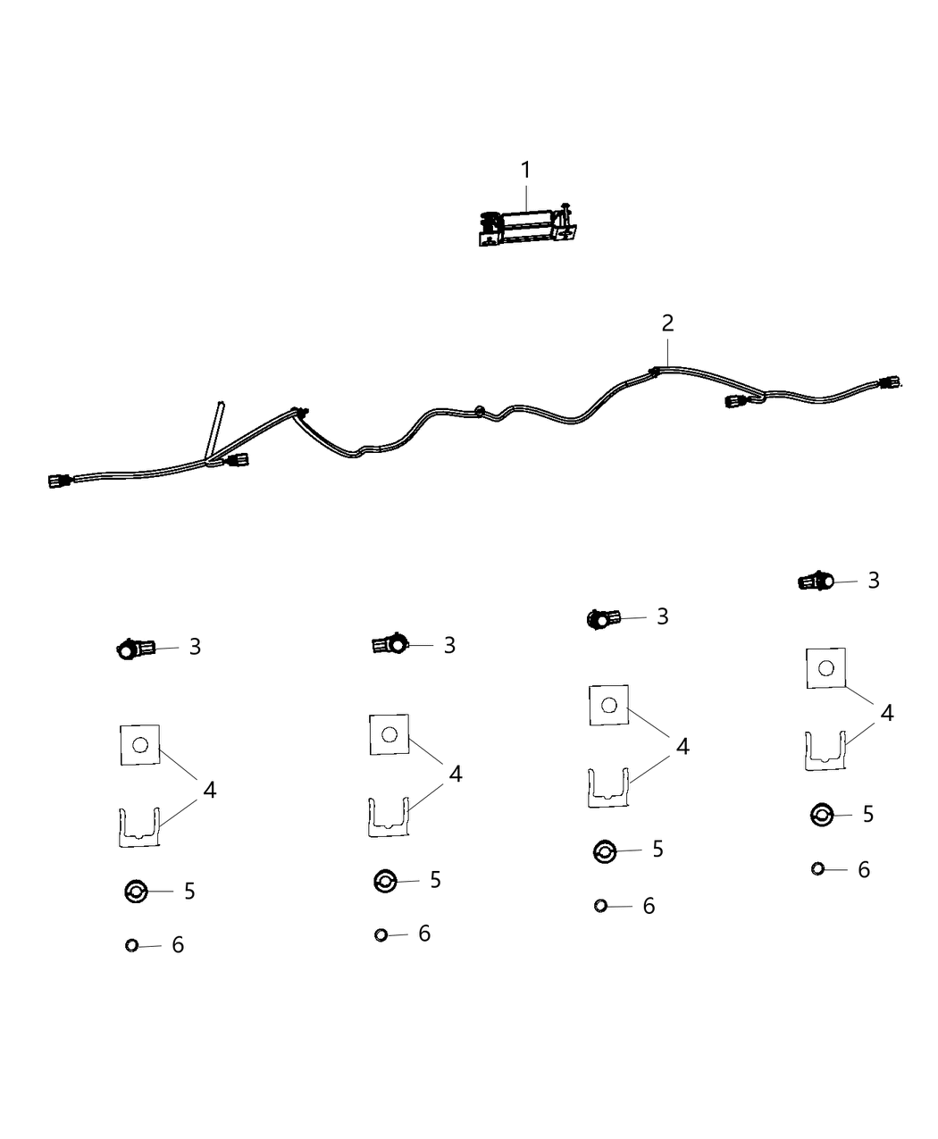 Mopar 68204477AE Module-Park Assist