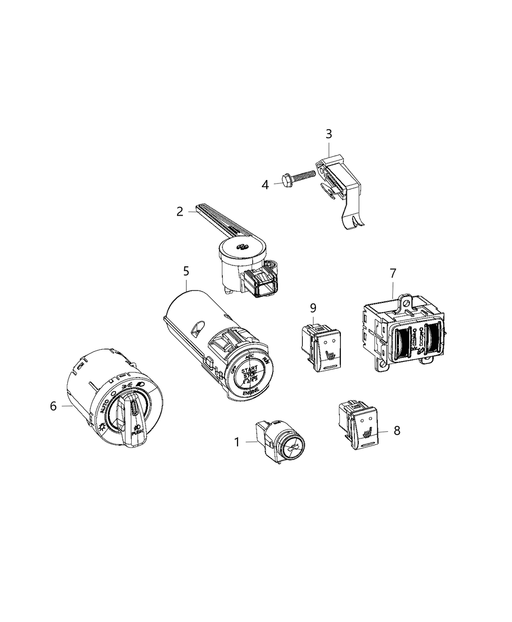 Mopar 68141052AC Module-Lamp DIMMING