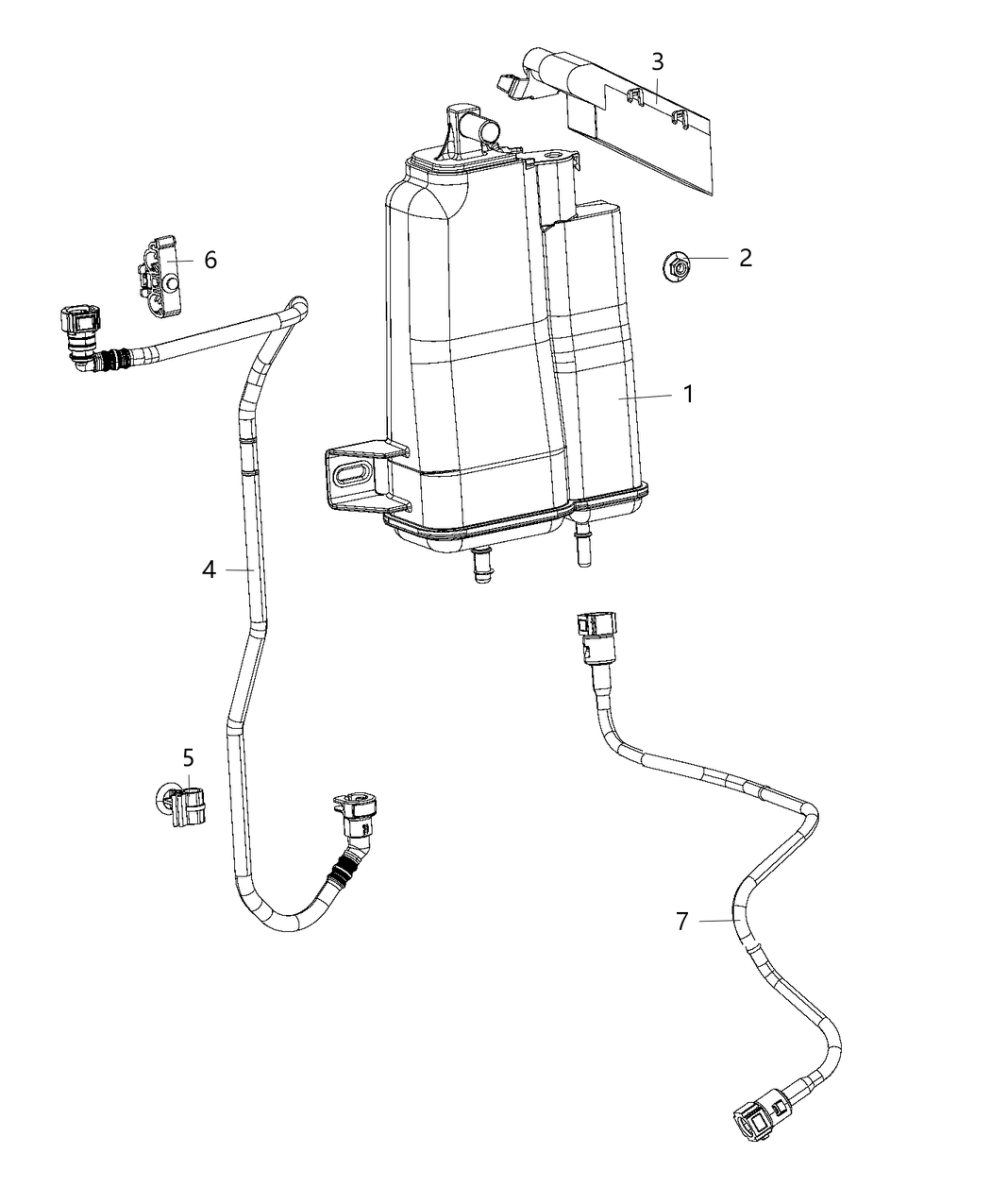 Mopar 68334783AA CANISTER-Vapor