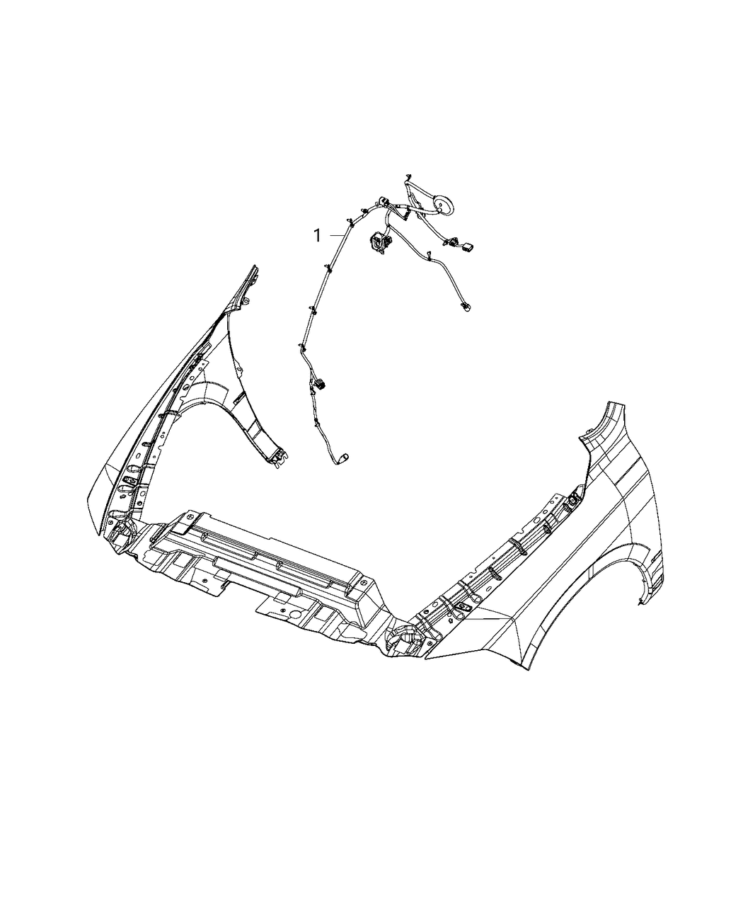 Mopar 68373451AB Wiring-Dash Right