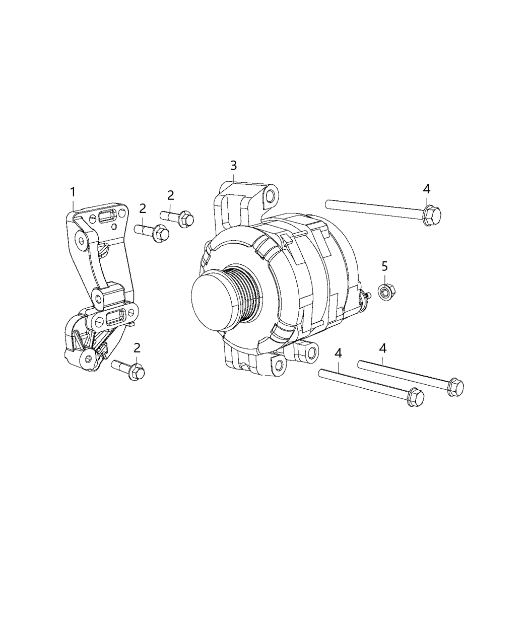 Mopar 68324893AA ALTERNATO-160 Amp