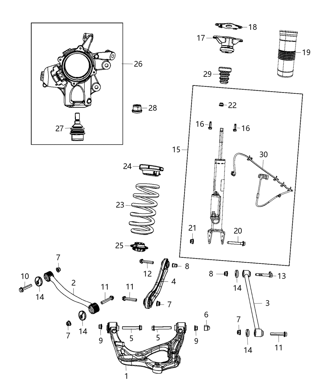 Mopar 68298926AB ABSORBER-Suspension